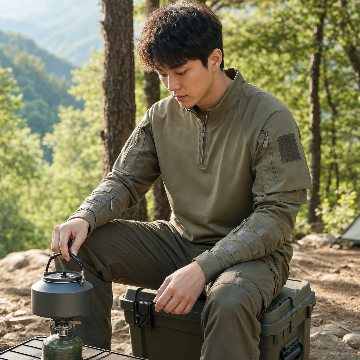 Hunting Outdoor Wear - Autumn Tactical Shirt Men Field Training