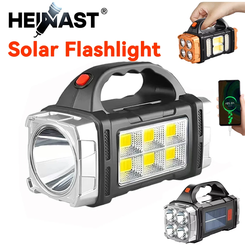Outdoor Hunting Lights - Powerful Handheld Flashlight USB Rechargeable Torch