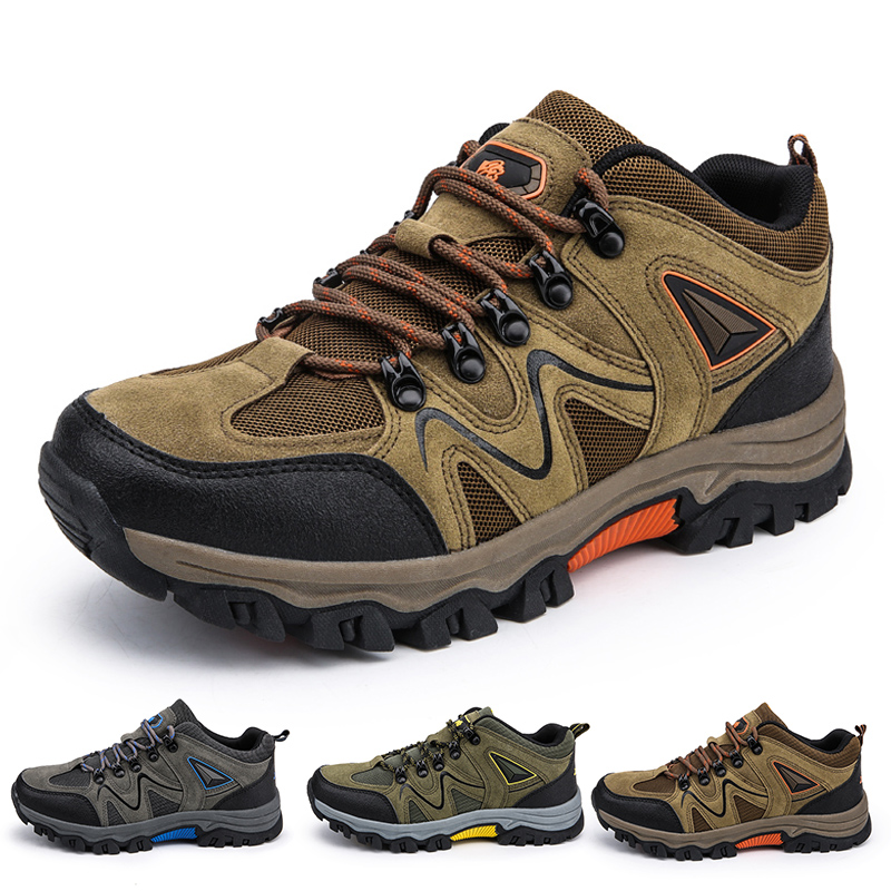 Hunting Outdoor Wear - JXMHL Men Hiking Shoes Suede Leather