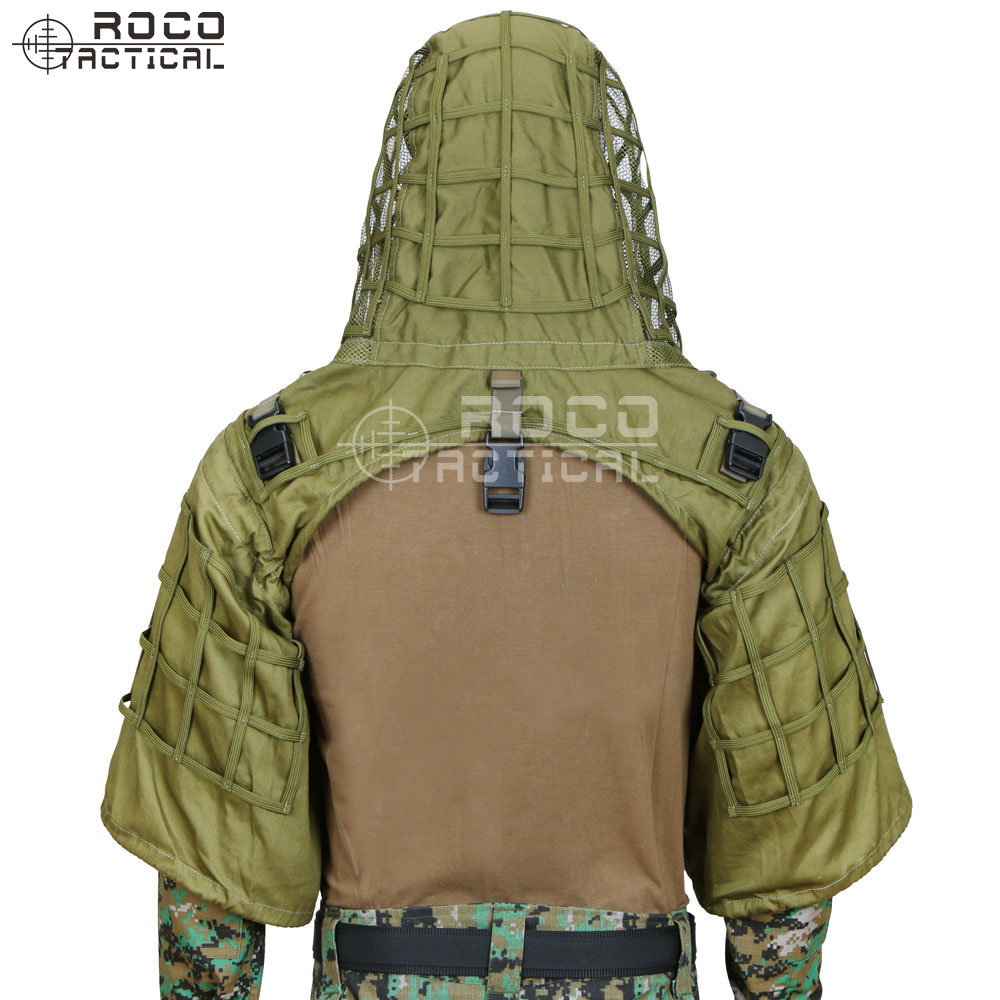 ROCOTACTICAL Military Sniper G - огляд і ціна Ghillie Suit Woodland