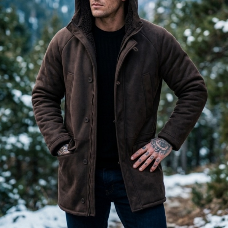 New Men's Faux Fur Lined Hoode - огляд і ціна Hunting Outdoor Wear