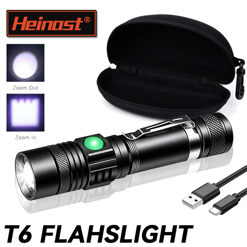 T6 LED Rechargeable Flashlight - огляд і ціна Outdoor Hunting Lights