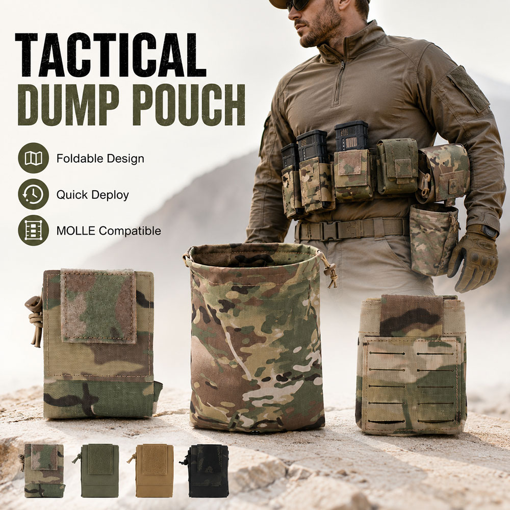 Tactical MOLLE Dump Pouch Fold - огляд і ціна Outdoor Hunting Gear Storage