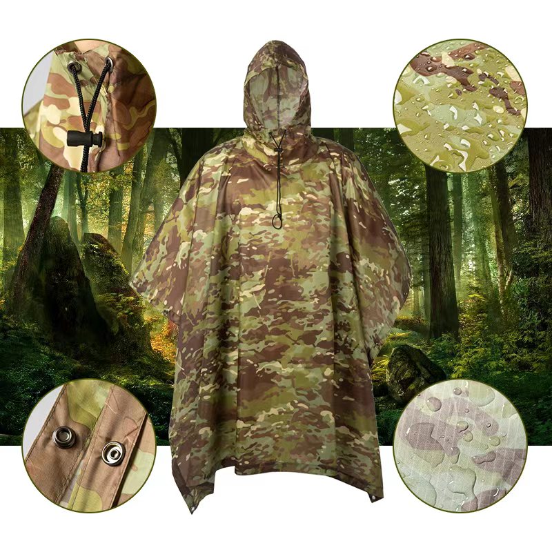 Outdoor Breathable Camouflage  - огляд і ціна Ghillie Suit Woodland