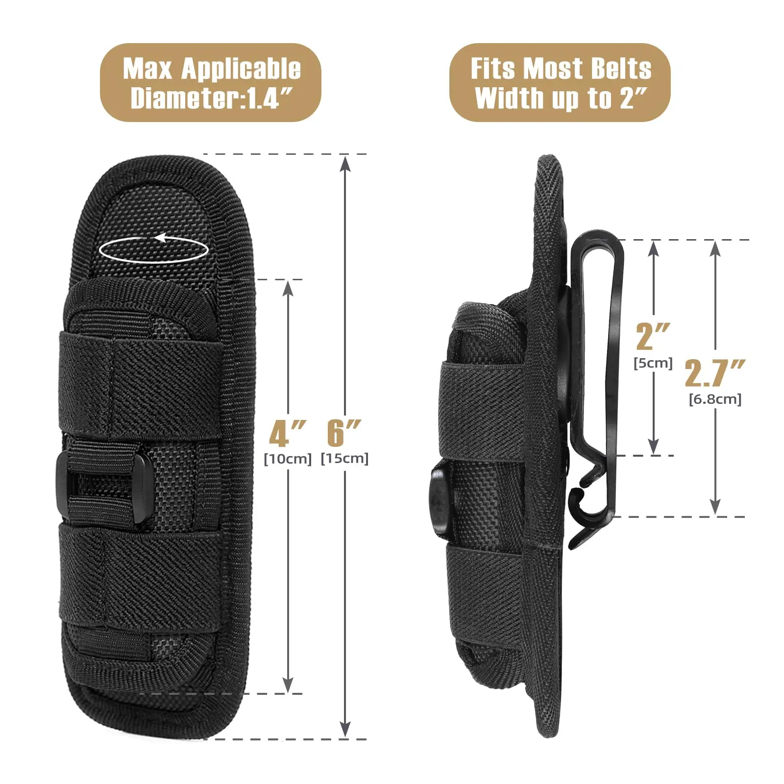 Tactical Flashlight Cover Nylo - огляд і ціна Outdoor Hunting Lights