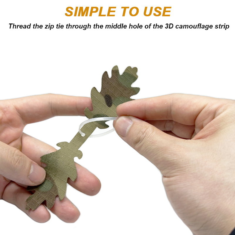 5Pcs/set 3D Camouflage Strips  - огляд і ціна Ghillie Suit Woodland