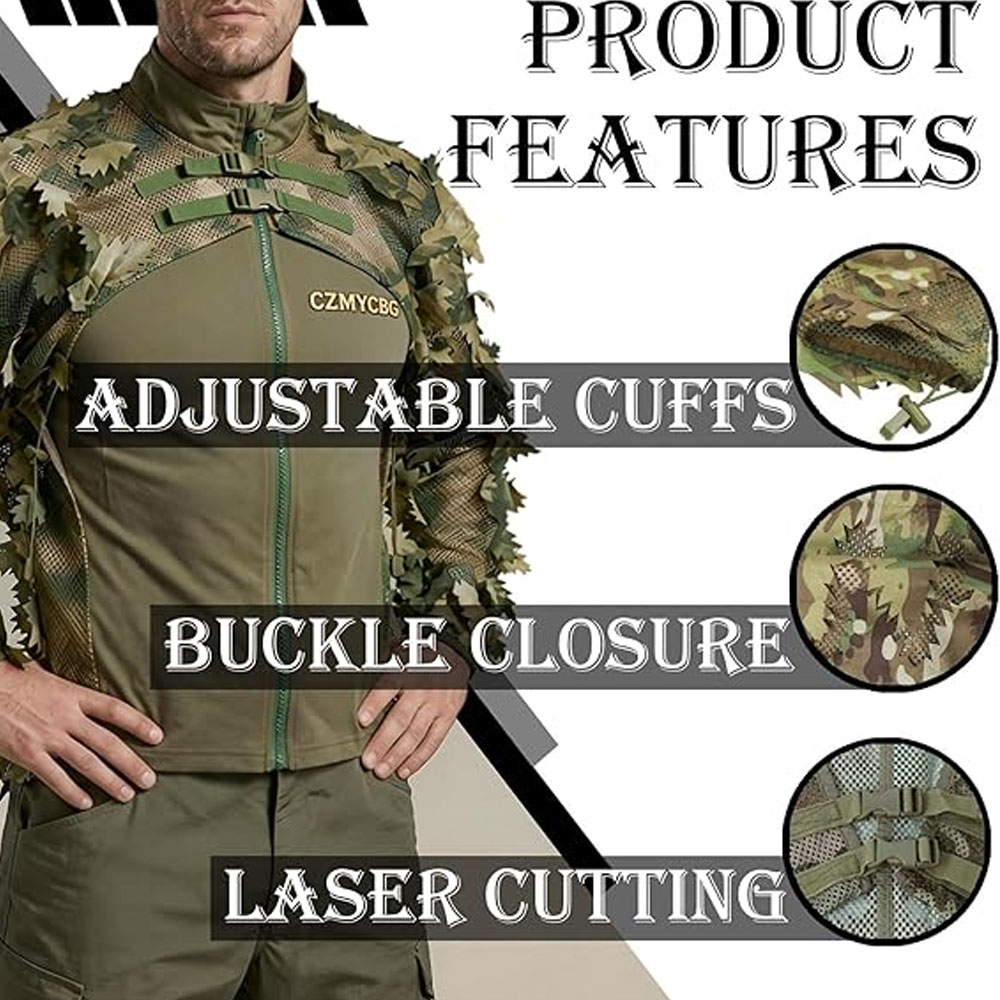 Cape Style Ghillie Suit Camo L - огляд і ціна Ghillie Suit Woodland