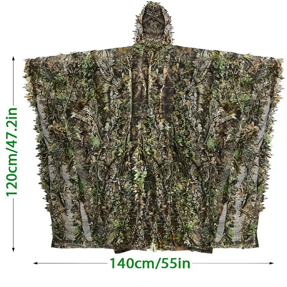 Camouflage Ghillie Poncho 3D L - огляд і ціна Ghillie Suit Woodland
