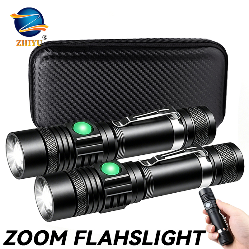 T6 LED Rechargeable Flashlight - огляд і ціна Outdoor Hunting Lights