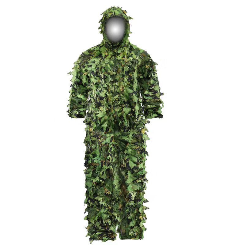 New-Sticky Flower Bionic Leave - огляд і ціна Ghillie Suit Woodland