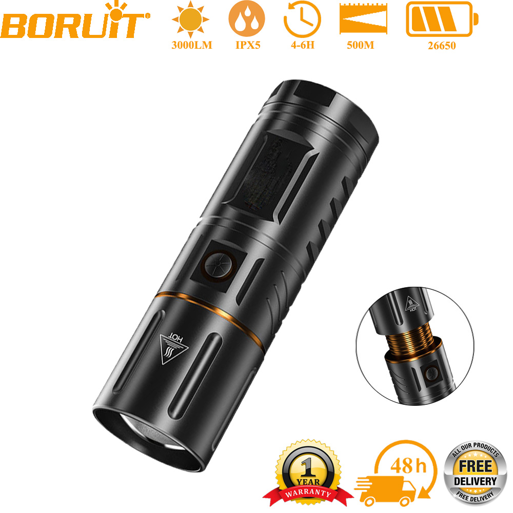 BORUiT Ultra Bright 3000LM LED - огляд і ціна Outdoor Hunting Lights